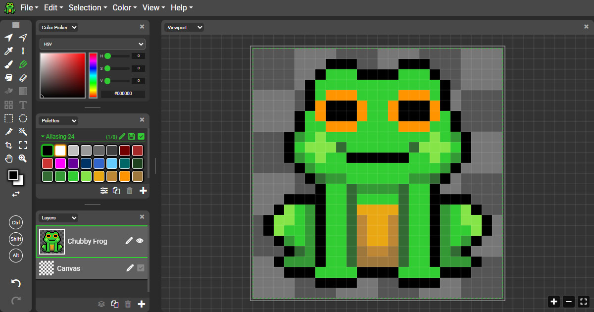 Aliasing.Pro - A Pixel Art Paint Tool